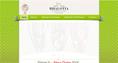 Desktop Screenshot of bhalotiainternational.com