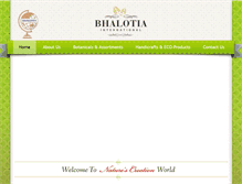 Tablet Screenshot of bhalotiainternational.com